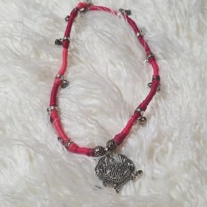 Handmade Vintage Silver Chinese Tribal Necklace